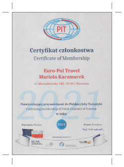 Certyfikat członkostwa PIT