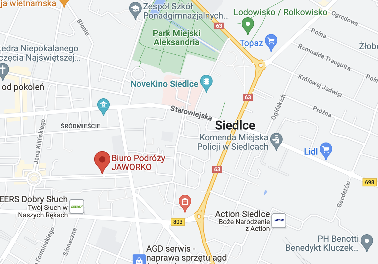 Biuro Podróży JAWORKO