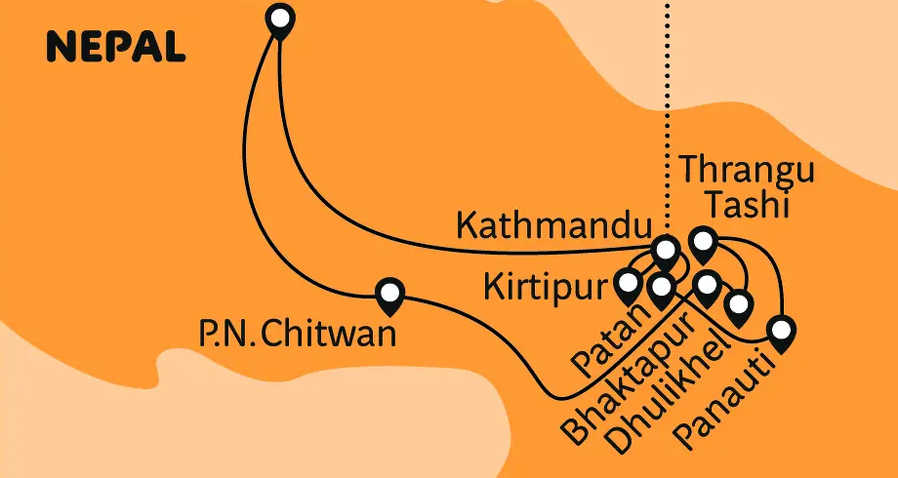 Indie i Nepal De Luxe