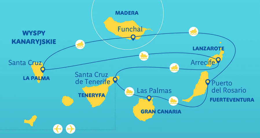 Słońce i lawa - rejs po Wyspach Kanaryjskich i Maderze