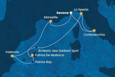 Costa Pacifica / Pośród Słońca i Fal - Savona